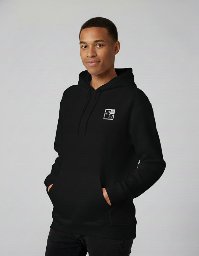 Black Plain - Unisex Cotton Regular Fit Hoodie