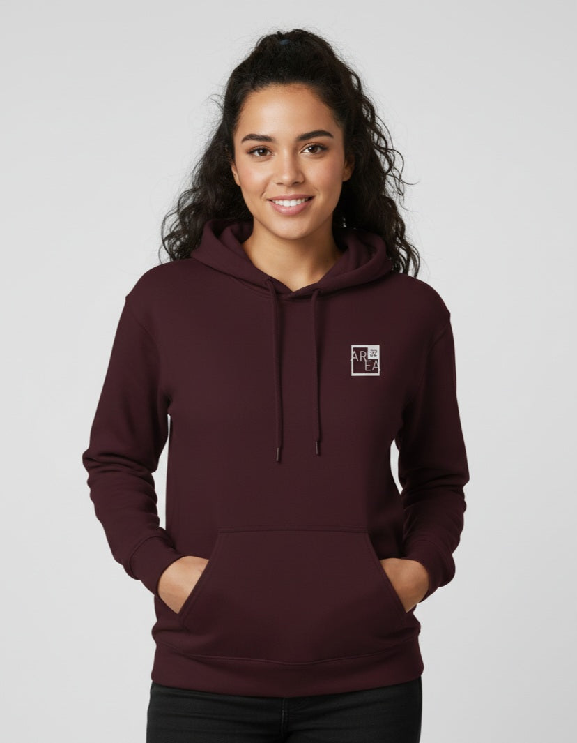 Maroon Plain - Unisex Cotton Regular Fit Hoodie
