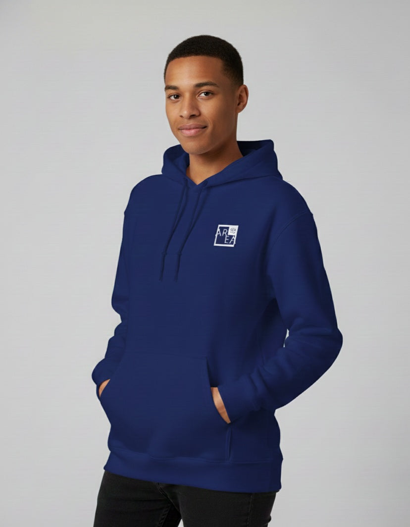 Royal Blue Plain - Unisex Cotton Regular Fit Hoodie