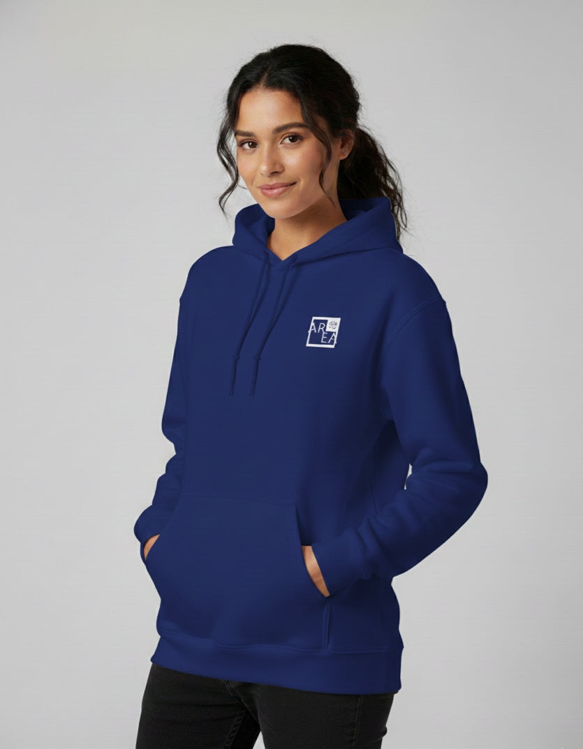 Royal Blue Plain - Unisex Cotton Regular Fit Hoodie