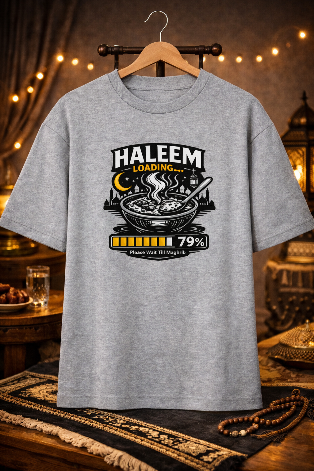 Haleem Loading - Unisex Oversized T-Shirt