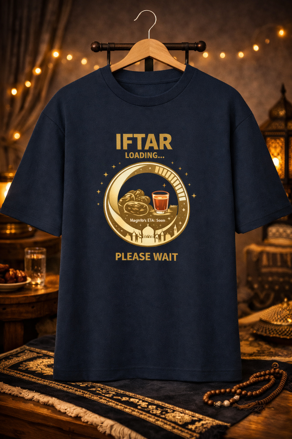 Iftar Loading - Unisex Oversized T-Shirt