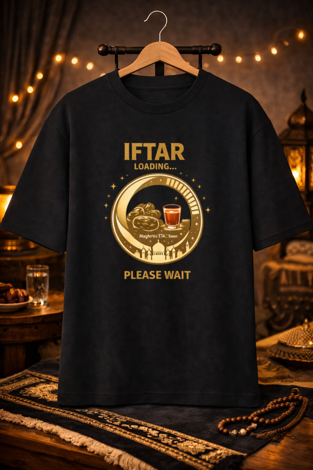 Iftar Loading - Unisex Oversized T-Shirt