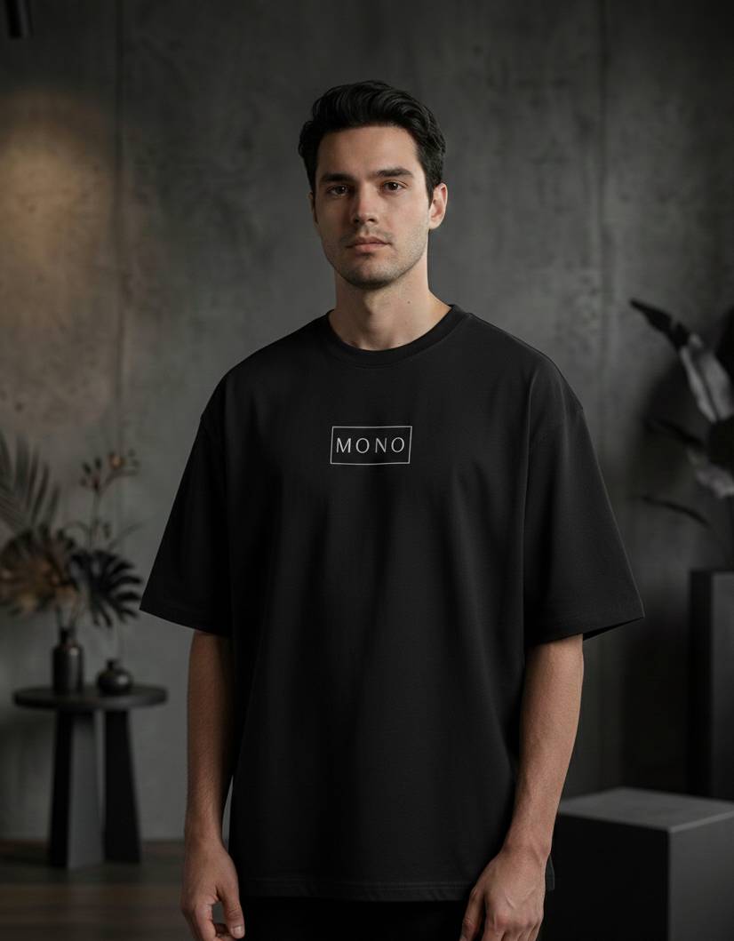 MONO - Unisex Printed Oversized T-Shirt